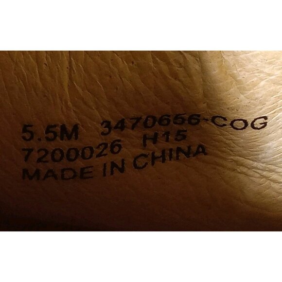 Frye Carson Women's Hidden Wedge Brown Leather Bootie Zip 5.5 - Picture 6 of 13